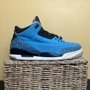 Jordan 3 Retro Powder Blue 2014 US Size 10 style code 136064-406